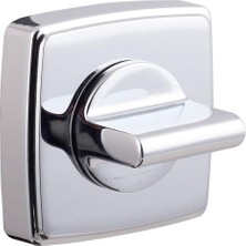 Mi-Ça Home Cr Krom Kare Çizgili Rozet Kapağı Wc