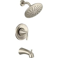 Mi-Ça Home T2843EPBN Glyde Tub Shower With Showerhead Without Valve, Brushed Nickel