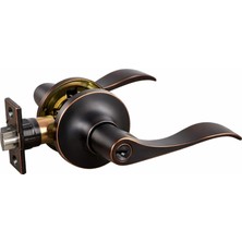 Mi-Ça Home 727982 Stratford 6 Yollu Evrensel Giriş Kapı Kolu Yağ Ovuşturdu Bronz