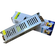 Mi-Ça Home K2 150W 12V LED Trafo Adaptör | 12,5A Güç Kaynağı | Şerit Led, Güvenlik Kamerası ve Cctv Uyumlu | 19X4,5X3,5 cm | 220V Giriş