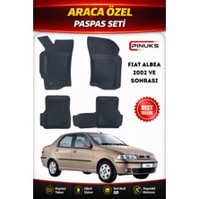 PINUKS Fıat Albea 2005 Araca Özel Havuzlu  5d  Oto Paspas Seti Pro Seri