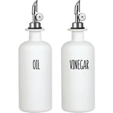 Mi-Ça Home 2'li Akıllı Otomatik Kapaklı Cam Yağlık Sirkelik Seti 500 ml