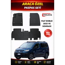 PINUKS Fıat Doblo 2025  Araca Özel Havuzlu  5d  Oto Paspas Seti Pro Seri