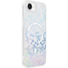 Mi-Ça Home 16E ile Uyumlu Kılıf M-Safe Şarj Özellikli Şeffaf Folk Sert Kapak - Sevimli Köpek