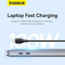 Mi-Ça Home Pudding Hızlı Şarj Özellikli Type-C To Type-C Kablo 100W 1.2 Metre Siyah