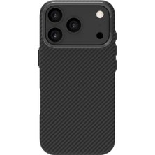 Mi-Ça Home Labs 17 Pro ile Uyumlu Kablosuz Şarj Uyumlu Destekli Kevlook Kılıf Darbe Önleyici, Tam Koruma (Siyah)