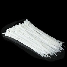 Mi-Ça Home 3,6X150 mm Kablo Bağı Plastik Cırt Kelepçe Beyaz | Naylon 6.6 | 35 mm Sıkma Çapı | 18 kg Mukavemet | 100 Adet