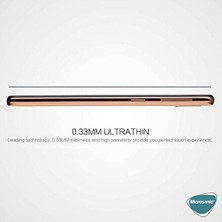 Mi-Ça Home Oppo A36 Tam Kaplayan Temperli Cam Ekran Koruyucu Siyah