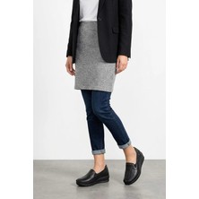 Forelli 55022 Lina-H Kadın Hakiki Deri Casual Ayakkabı Siyah