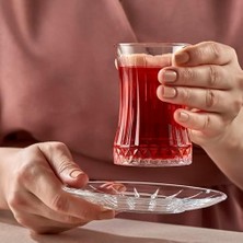 Mi-Ça Home Paşabahçe Elysıa Çay Bardağı 170 cc 6 Pencerelı Hediyelik Kutu