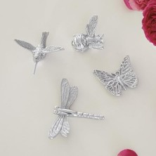 Mi-Ça Home Marıposa Dragonfly Peçete Ağırlığı, Gümüş