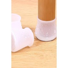 Mi-Ça Home 8 Adet Silikon Masa Koruyucu Masa Kaydırmaz Zemin Koruyucu Silikon Pabuç