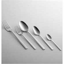 Mi-Ça Home Dalyan Sade Parlak Bıçaksız Çatal Kaşık Takımı Servis Setli 66 Parça 12 Kişilik