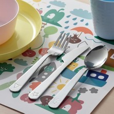 Mi-Ça Home Ikea Fabler 3 Parçalı Çatal Bıçak Seti, Paslanmaz Çelik