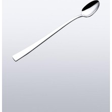 Mi-Ça Home Kokteyl Uzun Mocca Latte Kaşığı Çelik Cezve Kaşığı Tekli