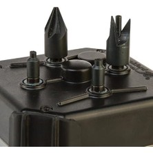 Mi-Ça Home Frankford Arsenal Vaka Hazırlama Temel Kiti Pah ve Çapak Alma Aleti Büyük ve Küçük Astar Cep Üniforma ve Sıkma Kesici, Siyah, Mavi