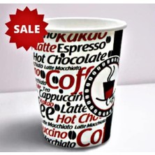 Mi-Ça Home Excodi Cup - [ Aygün Cup ] 8 Oz Karton Bardak - 250 ml - 160 Adet Kaliteli Otomat Bardağı, Sızdırmaz (Kırmızı)