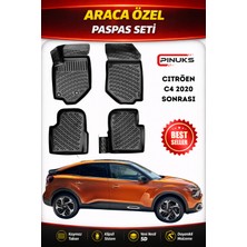 PINUKS Cıtroen C4 Hb 2023 Araca Özel Havuzlu  5d  Oto Paspas Seti Pro Seri