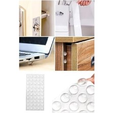 Mi-Ça Home Yapışkanlı Silikon Ses Stoperi, Dolap Çekmece Ses Azaltıcı Tampon, (9mm)