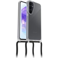 Mi-Ça Home React Necklace Kılıf, Galaxy A55 5g Için, Ultra Ince, Koruyucu Kılıf, Ayarlanabilir ve Çıkarılabilir Cep Telefonu Zincirli, Askeri Standartlara Göre Test Edilmiştir, Şeffaf