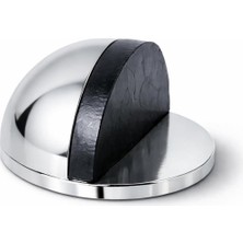 Mi-Ça Home Yapışkanlı Kapı Kolu Stoperi Tamponu, Metal Kapı Stopu (Krom)