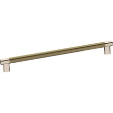 Mi-Ça Home | Dolap Çekme | Cilalı Nikel/altın Şampanya | 12-5/8 Inç (320 Mm) Merkezden Merkeze | Esquire | 1 Paket | Çekmece Çekme | Çekmece Kolu | Dolap Donanımı