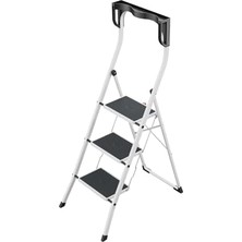 Mi-Ça Home K75 Comfortlıne 3 Basamaklı Merdiven Beyaz Renk Tek Ebat Hl 4343-300