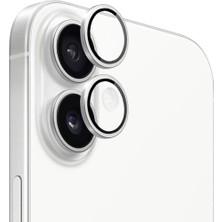 Mi-Ça Home 17 Uyumlu Safir Lens Koruyucu – Ultra Dayanıklı Safir Cam, Kamera Koruma, Darbe Dayanıklı Çizilmez ve Hd Görüntü (Gümüş)