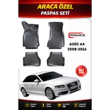 PINUKS Audı A4 (B8) 2013 Araca Özel Havuzlu  5d  Oto Paspas Seti Pro Seri
