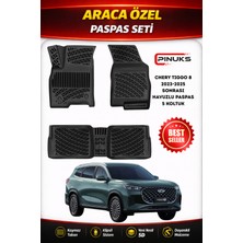 PINUKS Chery Tıggo 8 Pro 2024 Koltuk Araca Özel Havuzlu  5d  Oto Paspas Seti Pro Seri