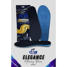 Claw 36-40 Numara Uyumlu Elegance Ortopedik (Hafızalı) Memory Foam Tabanlık - Içe Basma Destekli & Kesilebilir