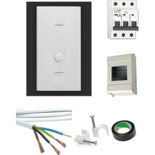 Feyza Design Blue E 380V 3f Ani Su Isıtıcı 24KW Merkezi Sistem Tam Takım Set