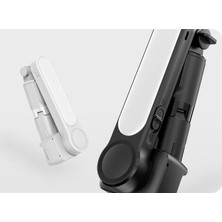 Mi-Ça Home Akıllı Telefonlar Için Gimbal Stabilizator Kendinden Işıklı Ultra Hafif 360 Derece Dönebilen Başlık ve Katlanabilir Video Kaydı Için Sabitleyici L09