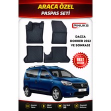 PINUKS Dacıa Dokker 2012 Araca Özel Havuzlu  5d  Oto Paspas Seti Pro Seri