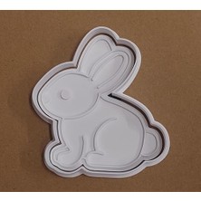 Mi-Ça Home Mizaku Tavşan Şeklinde Kurabiye Kalıbı ve Kesici