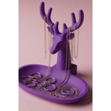 My Craft 3D MYCRAFT3D Geyik Figürlü Takı Standı & Organizer Tabaklı Kolye Yüzük Düzenleyici Dekoratif Obje