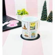 Mi-Ça Home Giftmoda Istanbul Pul Koleksiyonu Tasarımlı Kupa Bardak