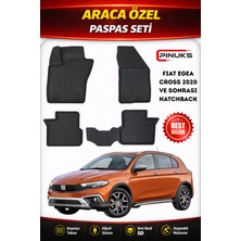 PINUKS Fıat Egea Cross 2023  Hb Araca Özel Havuzlu  5d  Oto Paspas Seti Pro Seri