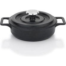 Mi-Ça Home Schäfer Pro Cast Mini Döküm Tencere Seti 5 Parça-Siyah