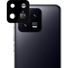 Mi-Ça Home Mi 13 Kamera Lens Koruma Camı V2 Siyah