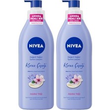 Mi-Ça Home Değerli Yağlar Içeren Vücut Losyonu Kiraz Çiçeği & Jojoba Yağı, 400 Ml, Normal ve Kuru Ciltler Için, 48 Saat Nemlendirme, Hızlı Emilen Losyon (2 Paketi)