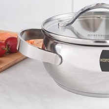 Mi-Ça Home Karaca Kuzina Çelik Tencere 16 cm 1,6 Lt