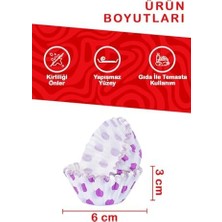 Mi-Ça Home Mithra Life 100'LÜ Renkli Muffin Cupcake Kağıdı Tek Kullanımlık Doğum Günü ve Parti Için MIT1137