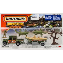Matchbox 2025 Adventure Pack Crocodile Country | Swamp Raider | Raft Boat | Fsc