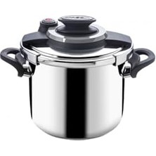 Mi-Ça Home Emsan Montana 4 + 6 Litre Siyah Gri Düdüklü Tencere