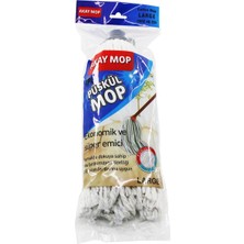PremiumPort Large Örgülü Ipli Pamuk Mop, Temizlikte Güçlü ve Yumuşak Kullanım