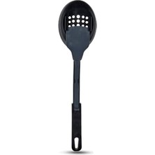 Mi-Ça Home Rotanev 3'ü 1 Arada Isıya Dayanıklı Yanmaz Yapışmaz Servis Seti Kepçe Kevgir Kaşık Servis Seti