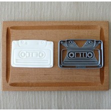 Hobist Nostalji Kaset Desenli Kurabiye Kalıbı