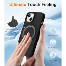 Mi-Ça Home - 15 ile Uyumlu Kılıf ile Uyumlu Halkalı Standlı Içi Kadife Yumuşak Renkli Silikon Kapak