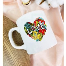Mi-Ça Home Giftmoda Love Kalp Tasarımlı Kupa Bardak